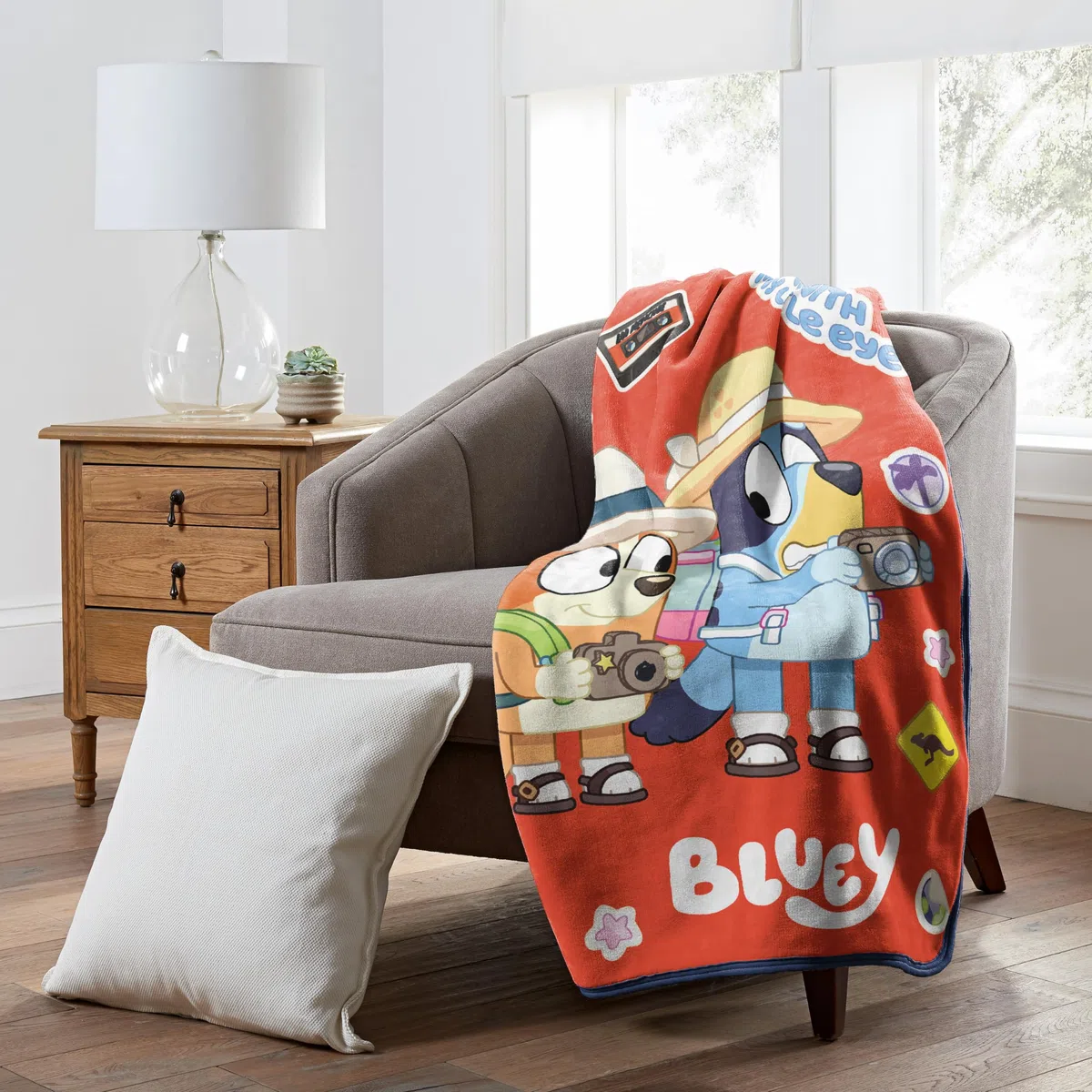 Northwest Bluey Silk Touch, coperta da viaggio, 116,8 x 152,4 cm