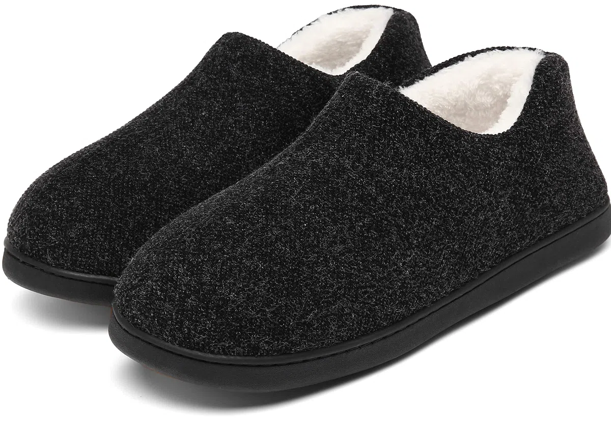 Mishansha Pantofole Uomo Ciabatte Invernali Memory Foam Pantofole Calde Gr.38-49