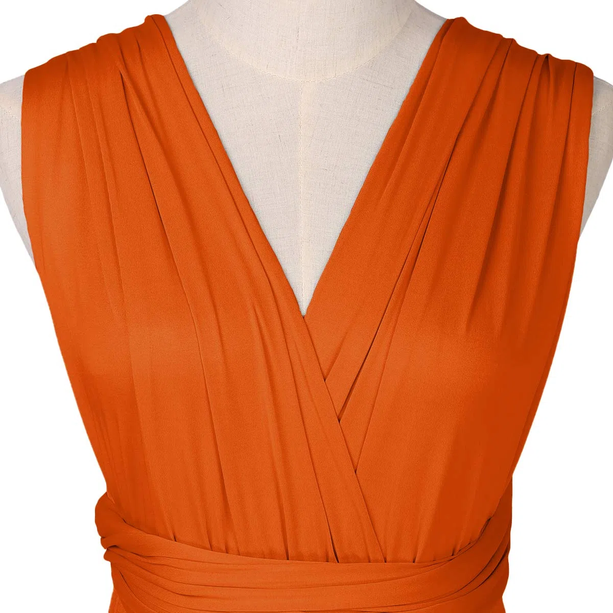 FYMNSI Donna Transformare Infinity Vestito Lunghe Senza Schienale Scollo a V Vita Alta Senza Maniche Multiway Avvolgere Damigella d' Onore Formale Maxi Abito da Sera Matrimonio Banchetto
