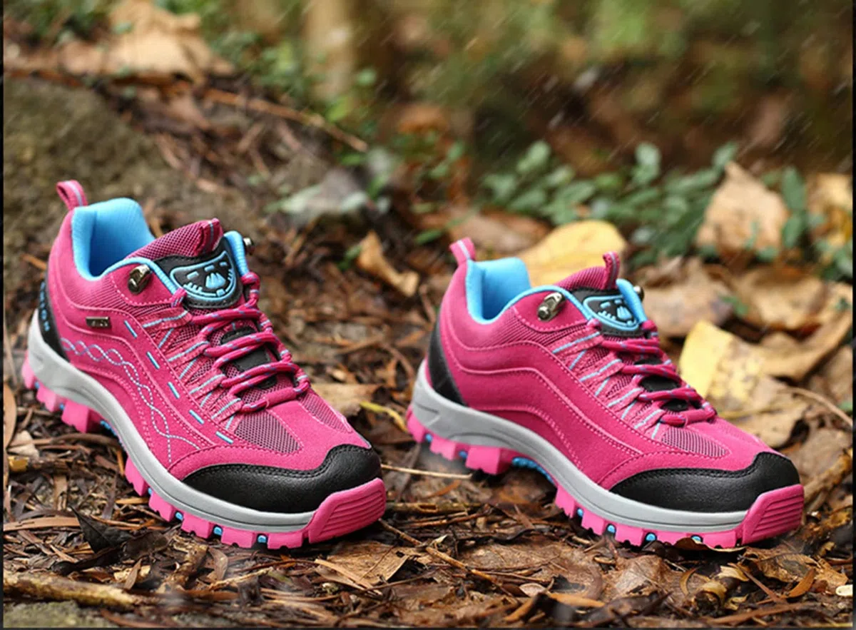 Scarpe da Escursionismo da Donna Stivaletti da Trekking Traspiranti Antiscivolo per Esterni