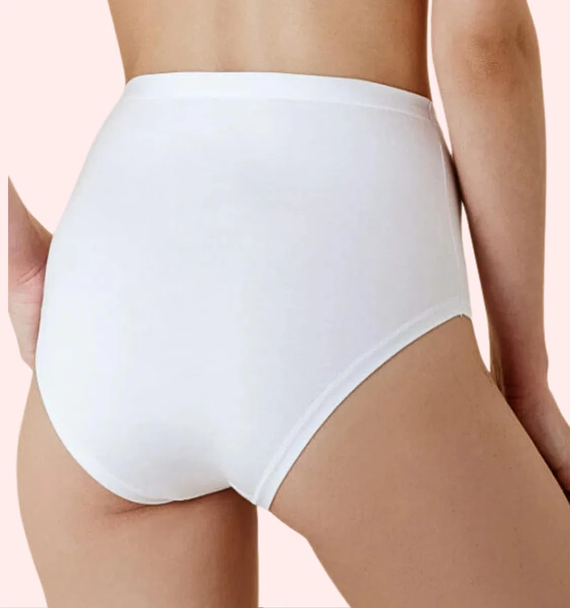 Intimitaly - (Pacco da 6 Mutande da Donna in Cotone Vita Alta - Slip Donna Cotone Colori Nero o Bianche - Culotte da Donna - Intimo Traspirante e Confortevole