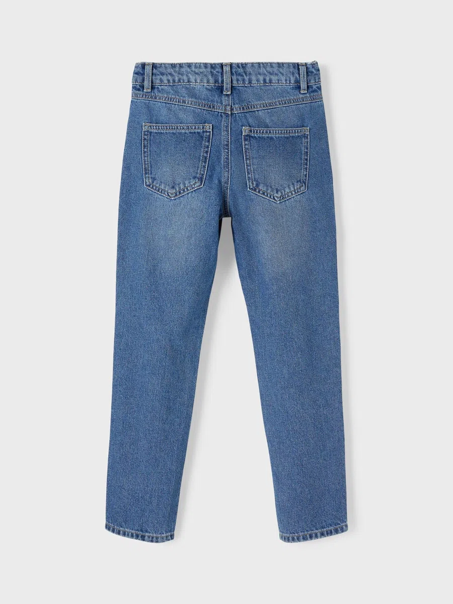 Name IT - Nkfrose HW Mom An Jeans 1091-do Noos, Jeans Bambine e Ragazze