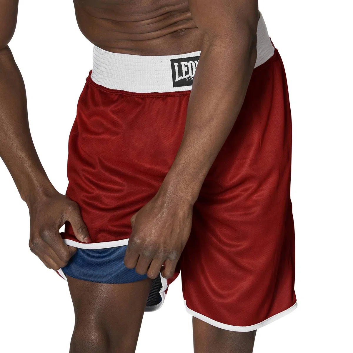 LEONE 1947 Pantaloncini Boxe Rosso/Blu