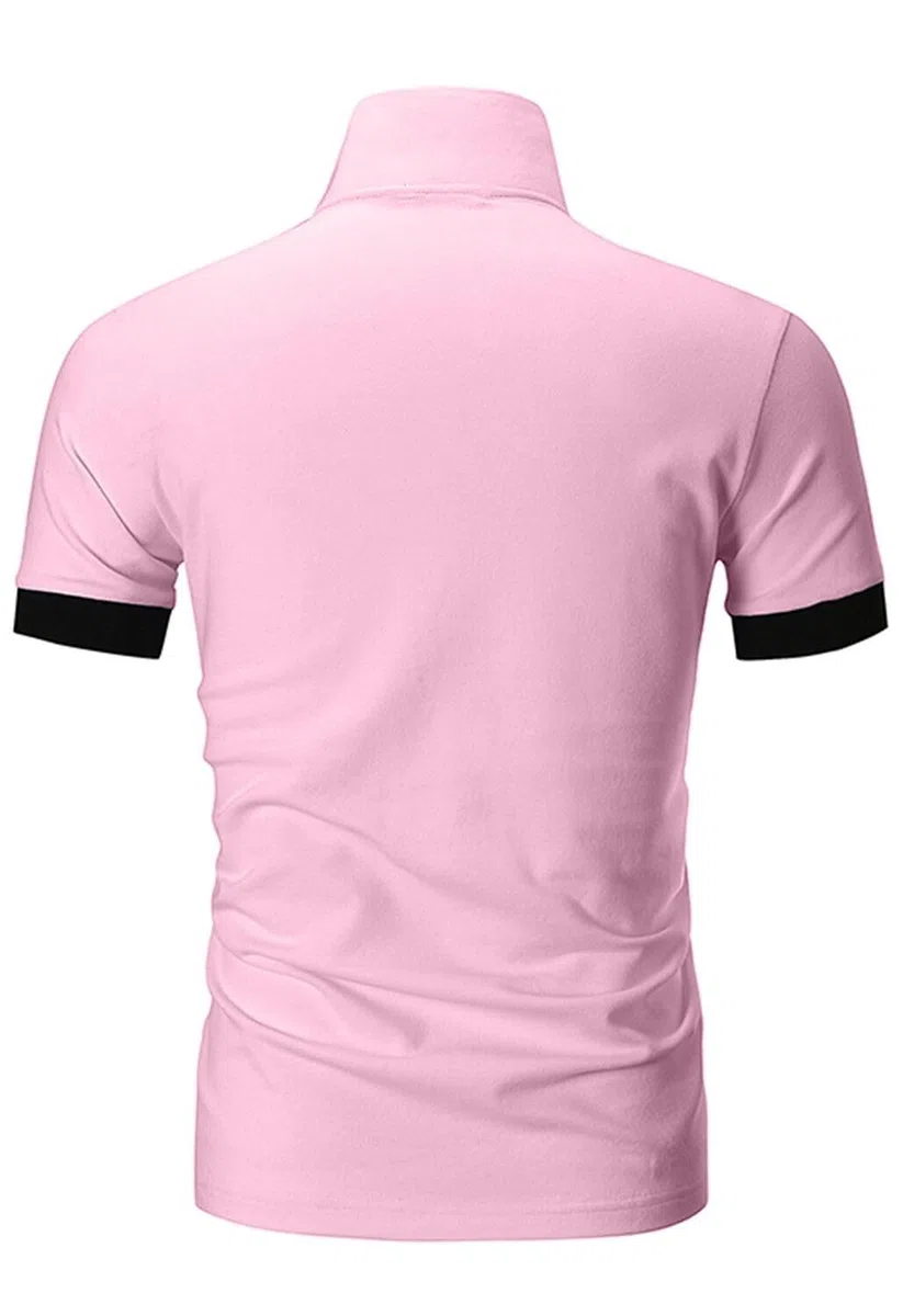 Polo Manica Corta Uomo Cotone Ricamo Giraffa Golf T Shirt