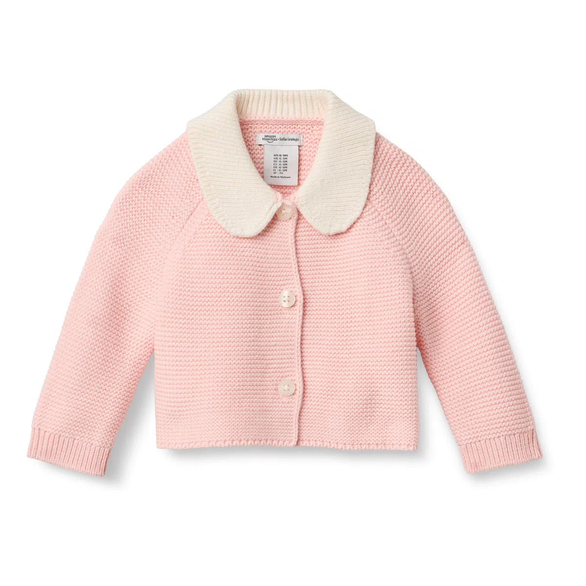 Amazon Essentials x Sofia Grainge Giacca in Maglia con Colletto Peter Pan Unisex Bimbi e Bambini