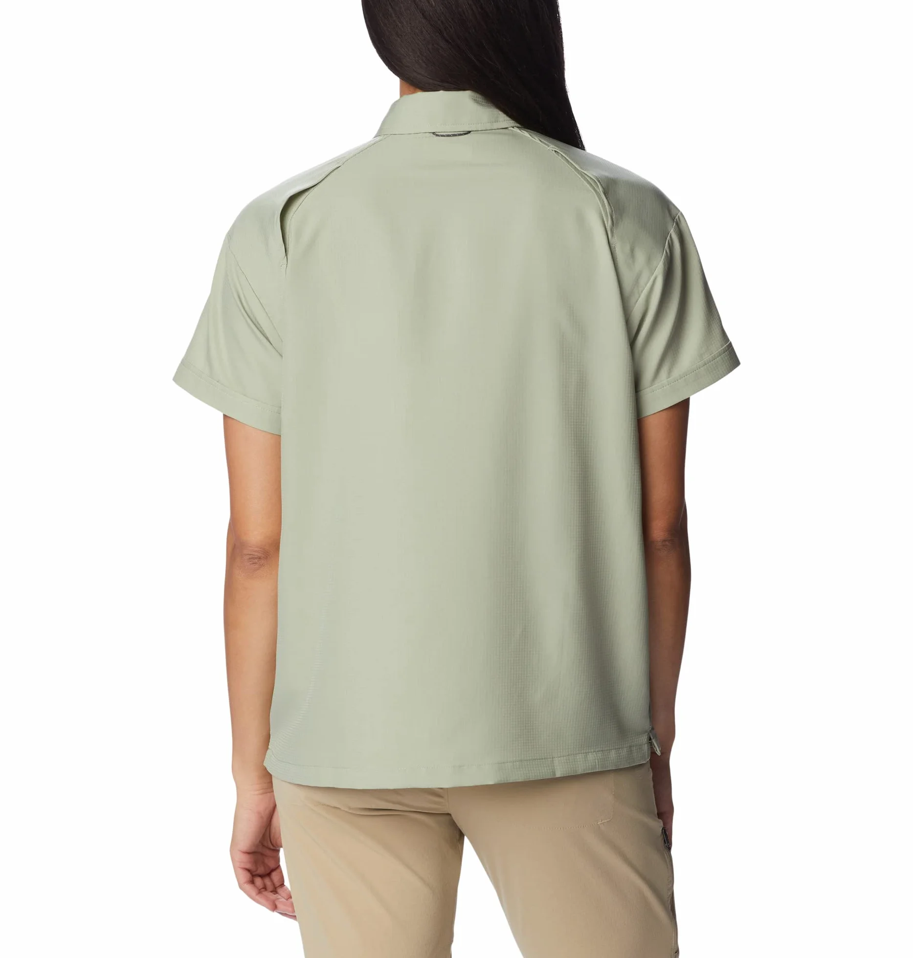 Columbia Kurzarm-Wanderhemd für Damen, Silver Ridge Short Sleeve Shirt, Nylon