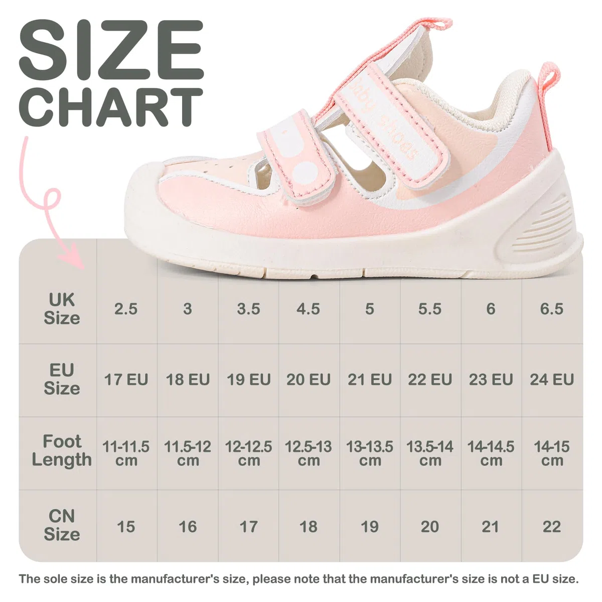 LACOFIA Sandali Neonata Scarpe Primi Passi Bimba Estive con Suola Gomma Antiscivolo