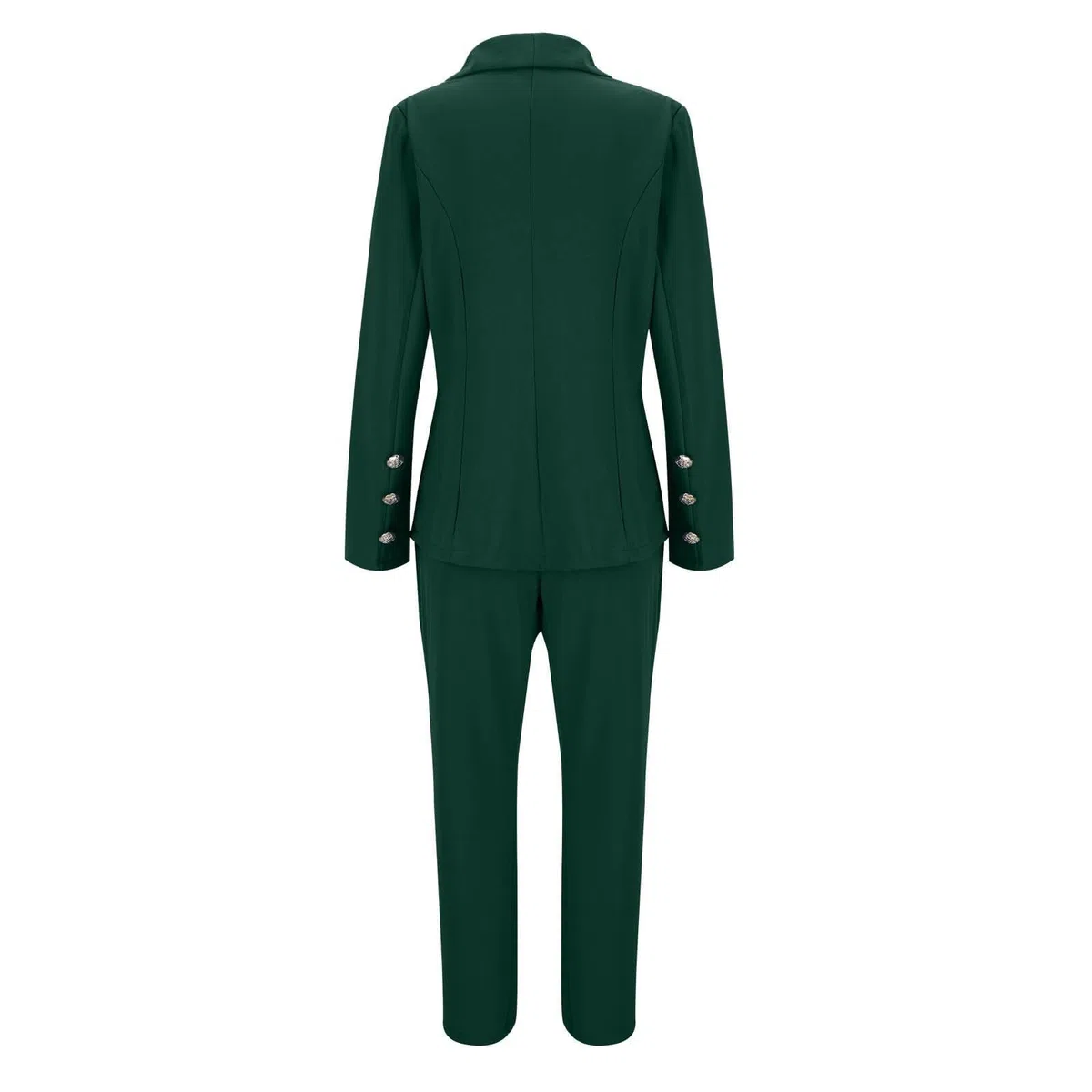 Tailleur Donna Eleganti da Cerimonia Pantaloni e Giacca Completo da Donna con Risvolto Business Suit con Bottone Completi di Pantaloni 2 Pezzi per Matrimoni e Feste