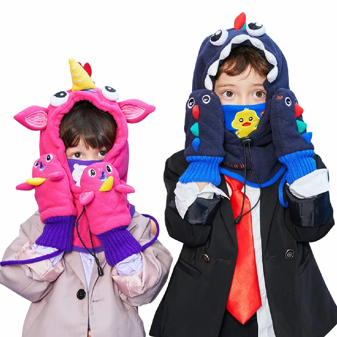 Azarxis Passamontagna Invernale Bambino Cappello da Sci Bambino Cappuccio Termico Caldo Passamontagna da Neve per Bambino Bambina