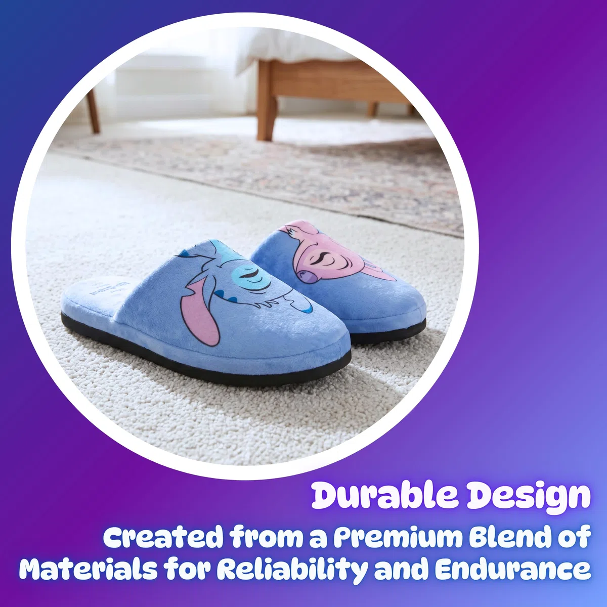 Disney Stitch e Angel Pantofole Bambina, Scarpe Casa Ragazze, Taglie EU 28 alla 35