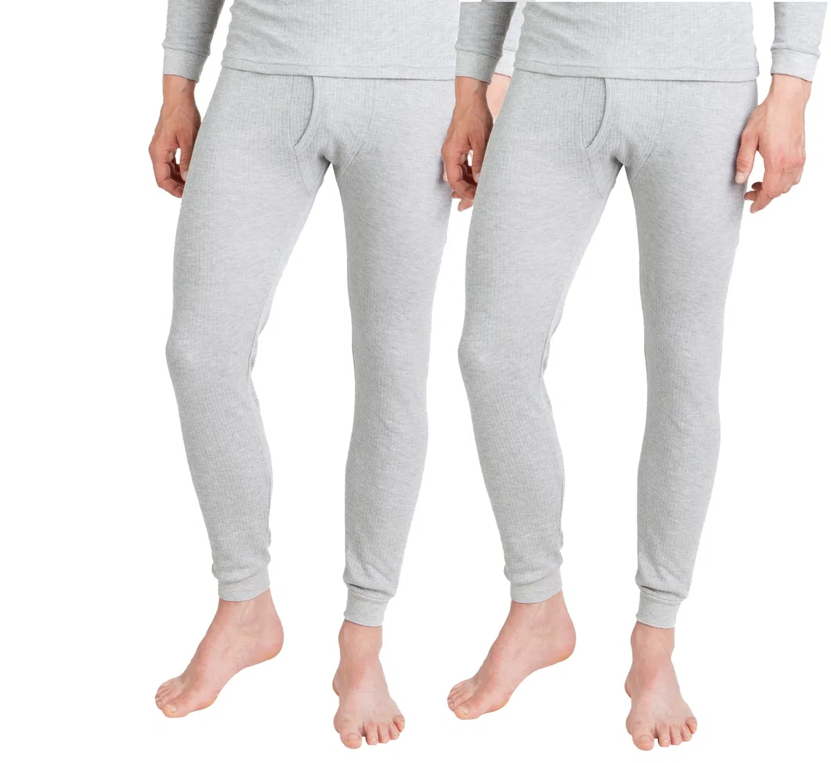 BestSale247 Confezione da 2 mutande termiche da uomo lunghe e calde con interno morbido
