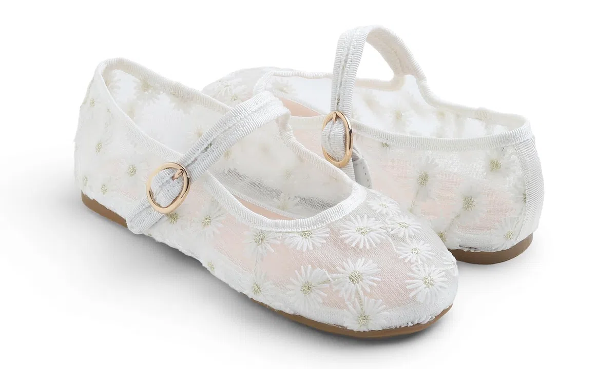 Feversole Girls Cute Dress,Ragazze Mary Jane Strap Scarpe Basse Ballerine da Principessa Scarpe da Scuola Piatte