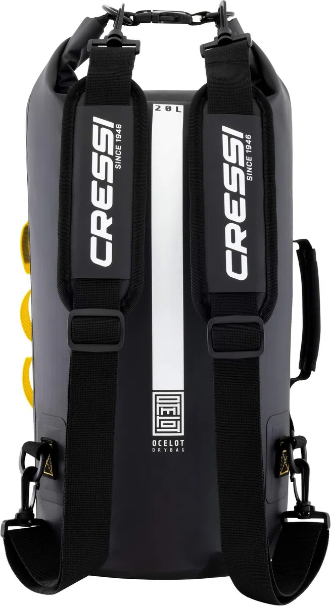 CRESSI dal 1946 - Ocelot Dry Bag - Borsa Stagna Impermeabile Unisex da Mare, Barca e Attività Acquatiche, Disponibile Piccola, Media e Grande