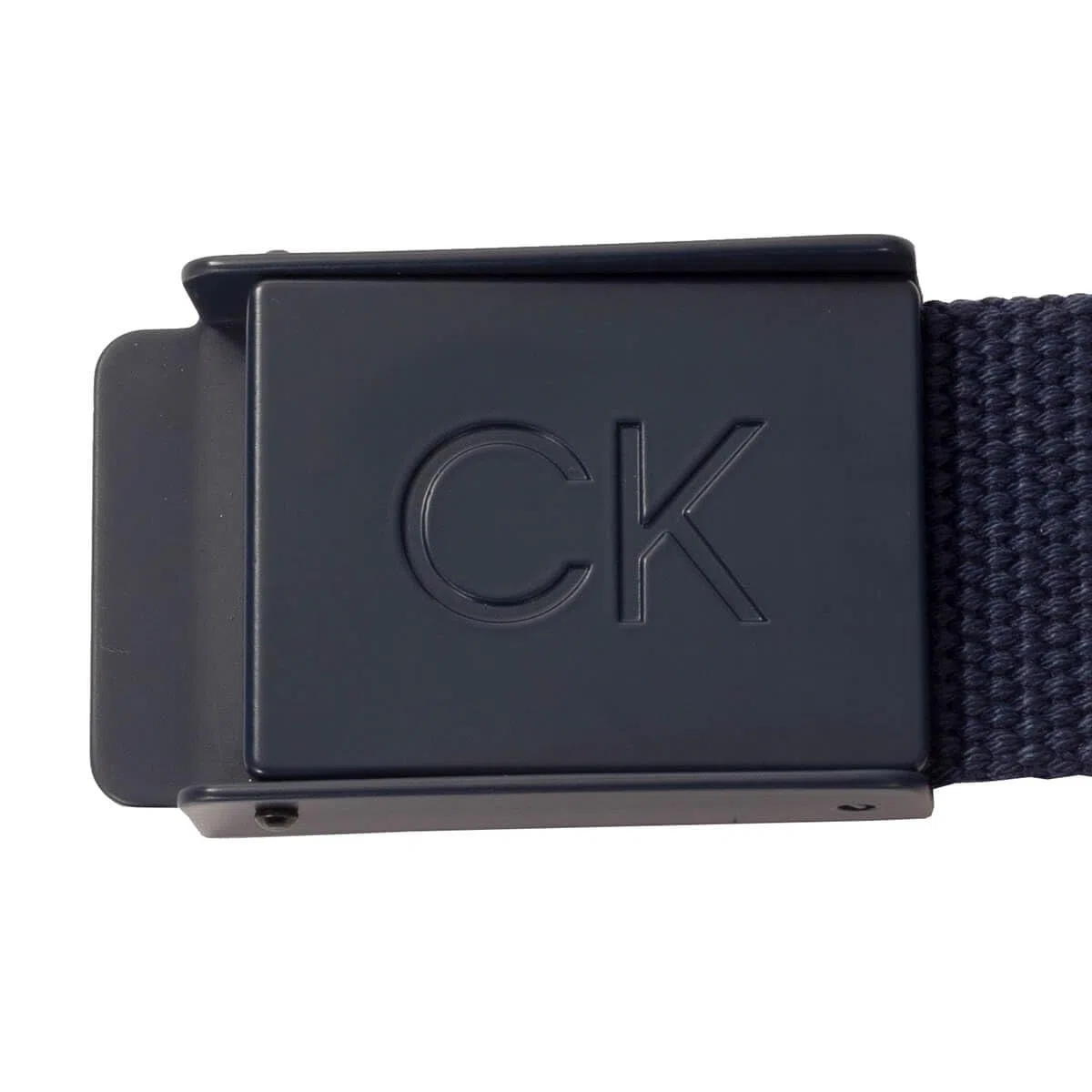 Calvin Klein Uomo CK Monogram Matt Fibbia cintura golf taglia unica
