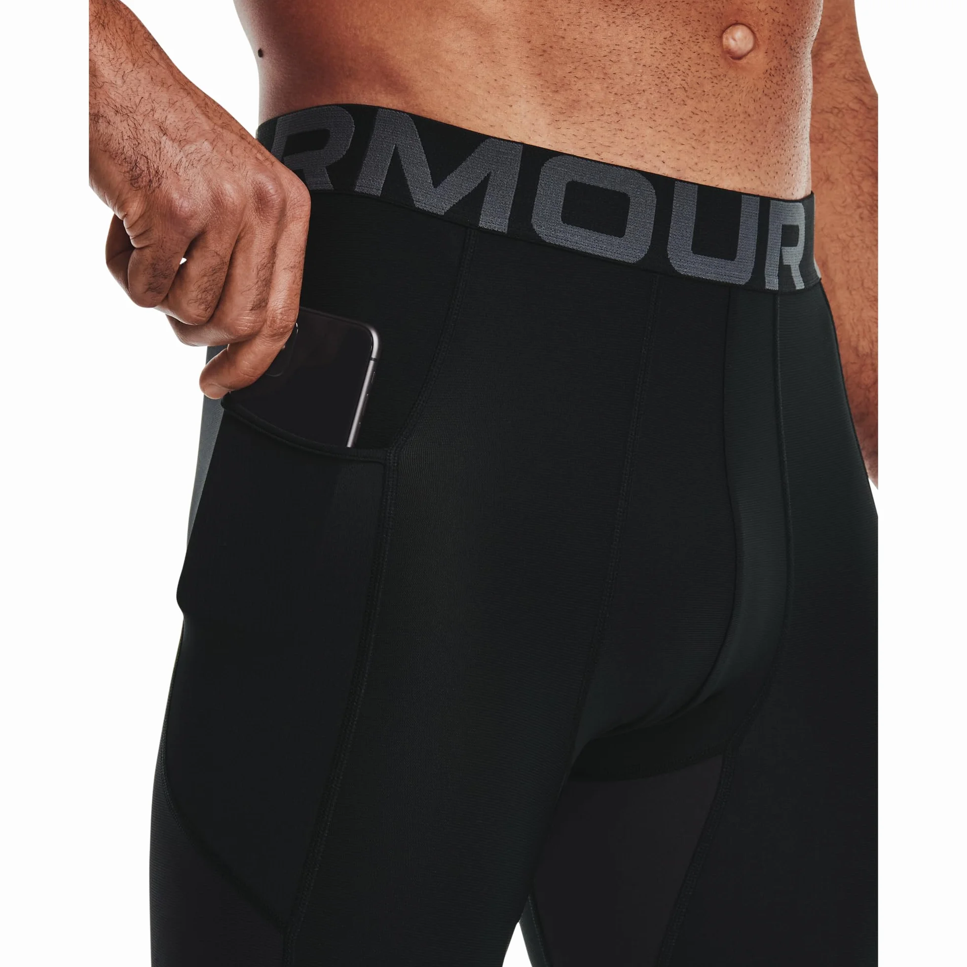 Under Armour: Pantalone da Fitness da Uomo, Lunghezza 3/4, HG Comp