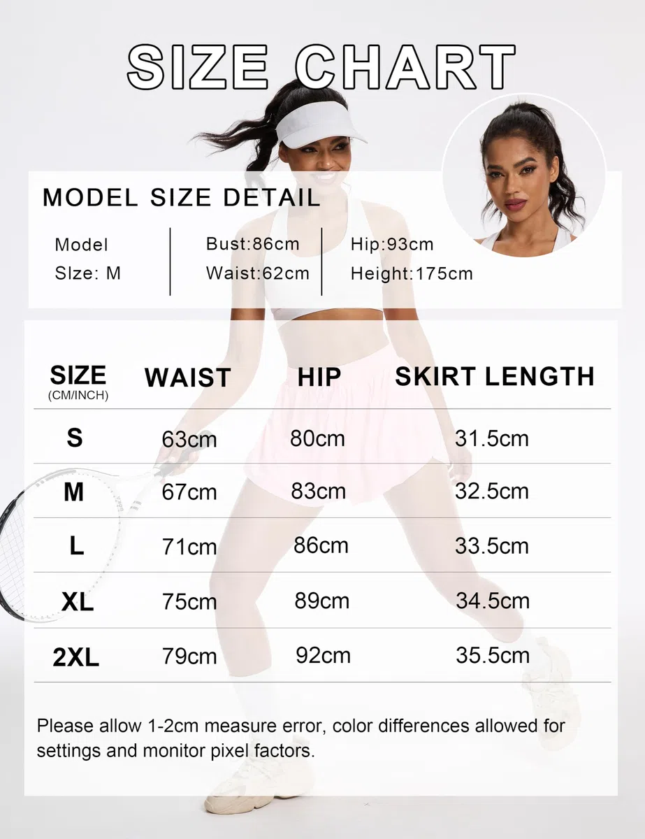 Pantaloncini da Corsa per Donna, Pantaloncini Sportivi da Palestra per Tennis e Yoga con 2 Tasche, Allenamento da Donna Neri 2 in 1 con Fodera Interna