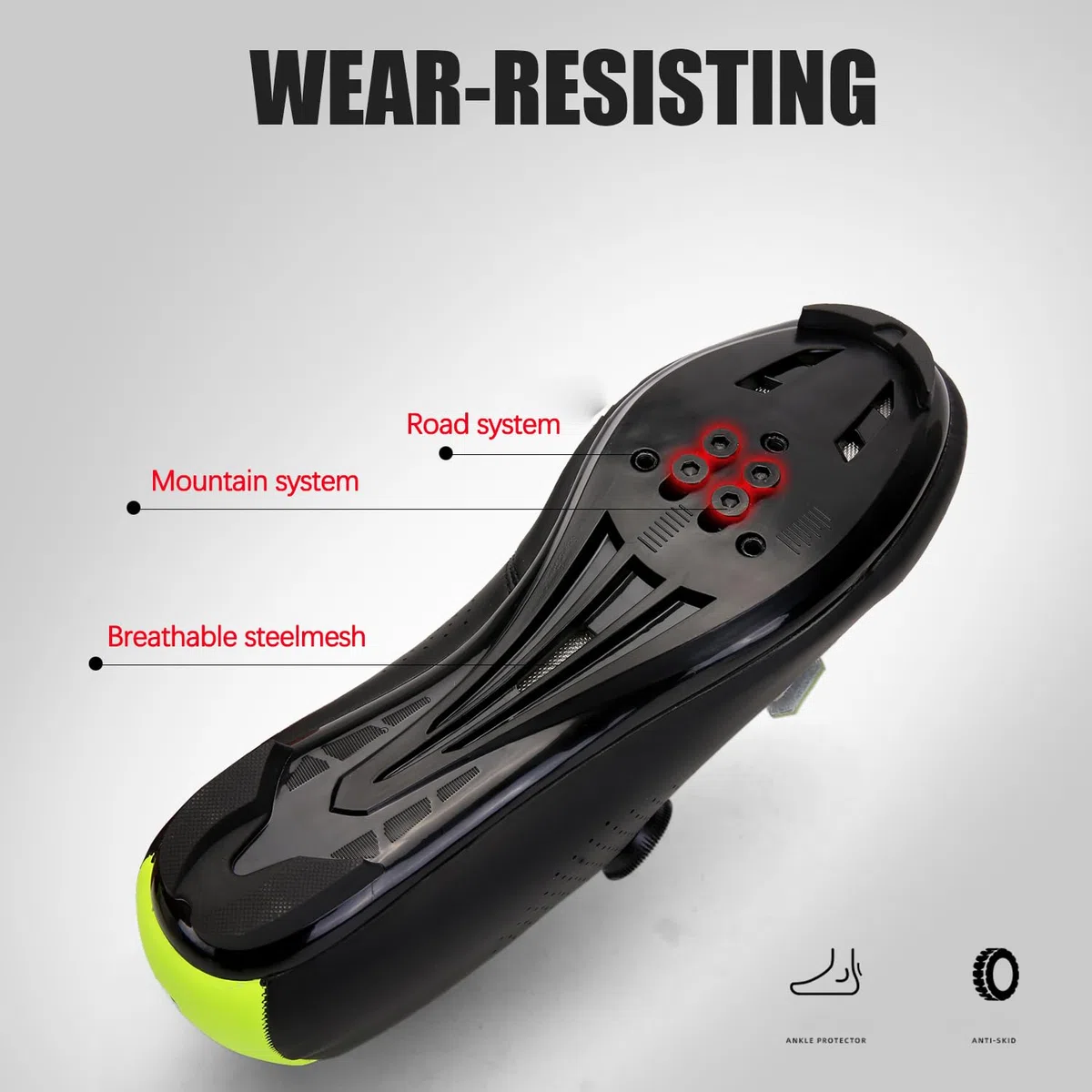 Hixingo Scarpe da Ciclismo Uomo Donna Strada Scarpe da Mountain Bike per Bici da Strada, Scarpe MTB Road SPD/SPD-SL Scarpe da Ciclismo da Bici Compatibile, Scarpe da Equitazione