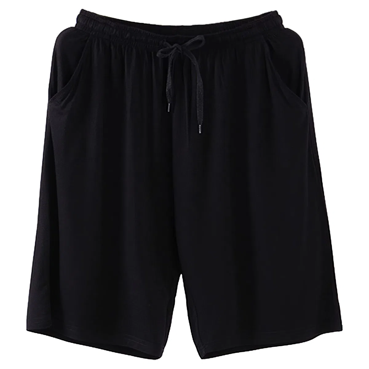 Uomo Taglie Forti Pacco da 2 Pantaloncini Pigiama Leggero Elastico Pantaloncini Casual da Casa da Salotto con Tasche S-6XL