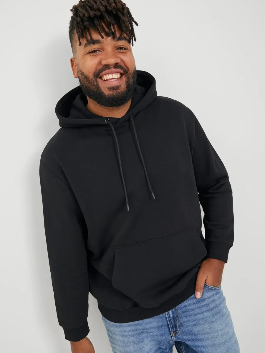 JACK & JONES Hoodie Plain Hoodie