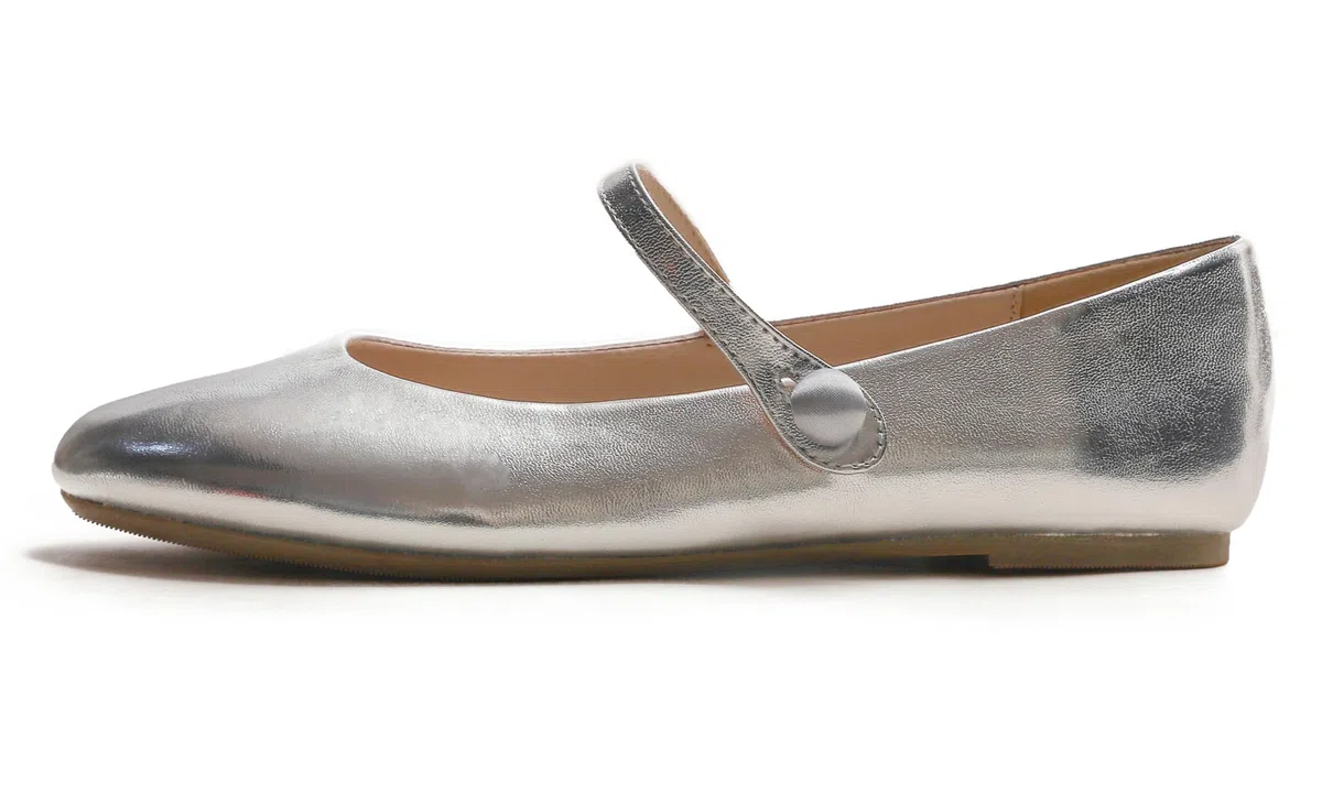 Feversole Women's Mary Jane Fashion，Scarpe Basse Classiche da Donna Décolleté Eleganti Mary Jane con Fibbia Morbida Scarpe da Ballo per Balletto per Donna