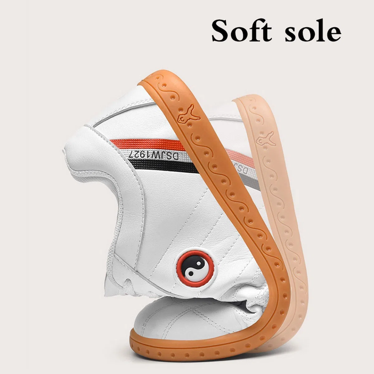 Tai Chi Wu Shu Kung Fu Scarpe,Scarpe Taekwondo Pelle,Scarpe da Taekwondo Sport Boxe,Scarpe da Karate Kung Fu,Bambini,Uomo Donna,Unisex,Traspirante,Antiscivolo,Leggere,per Wushu Yoga