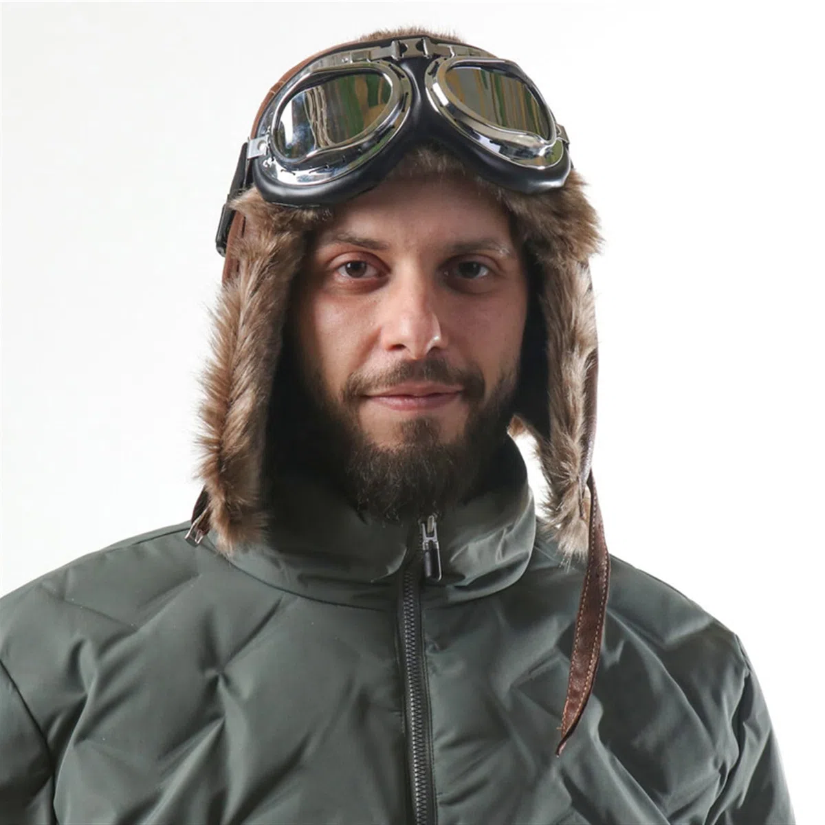 Lifup Inverno Sci Cappello Unisex, Cappello da Aviatore Cappelli con Pelliccia Sintetica, Cappello con Paraorecchie per Sci attività Sportive All'aperto