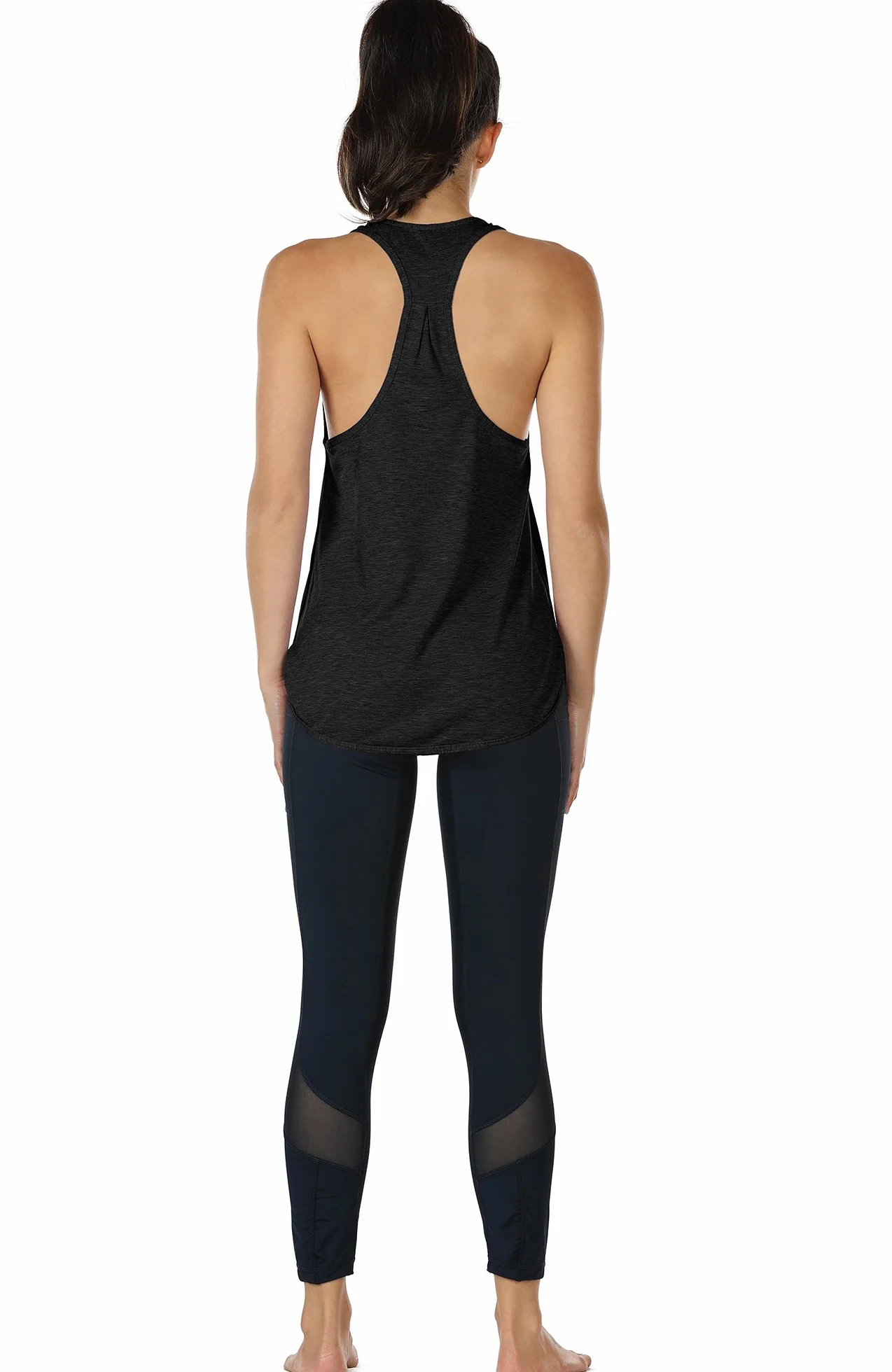 icyzone Canotta Donna Sportiva,Morbido e Leggero Senza Maniche Maglia per Palestra,Fitness,Yoga,Sport(Pacco da 2)