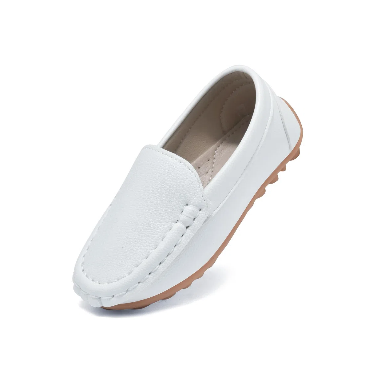Mocassini Bambini Scivolare su Vestito Basse Mocassino Scarpe per Ragazzi e Ragazze Mocassini da Ragazzo in PU Pelle Scamosciata