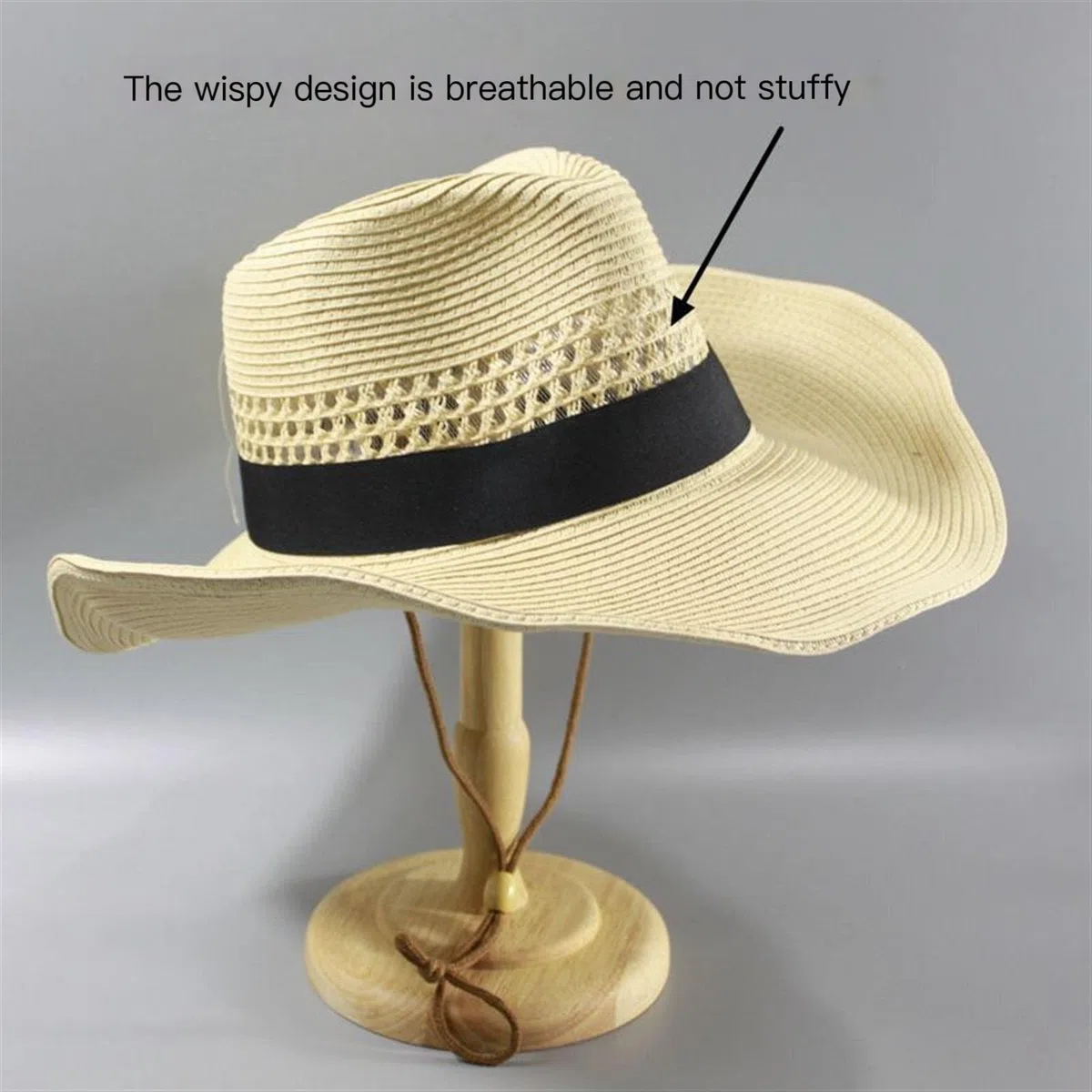 Cappelli Panama da Uomo di Grandi Dimensioni Cappellino da Cowboy Pieghevole con Testa Grande Cappellino da Cowboy Plus Size Cappello di Paglia 58CM 60CM 62CM