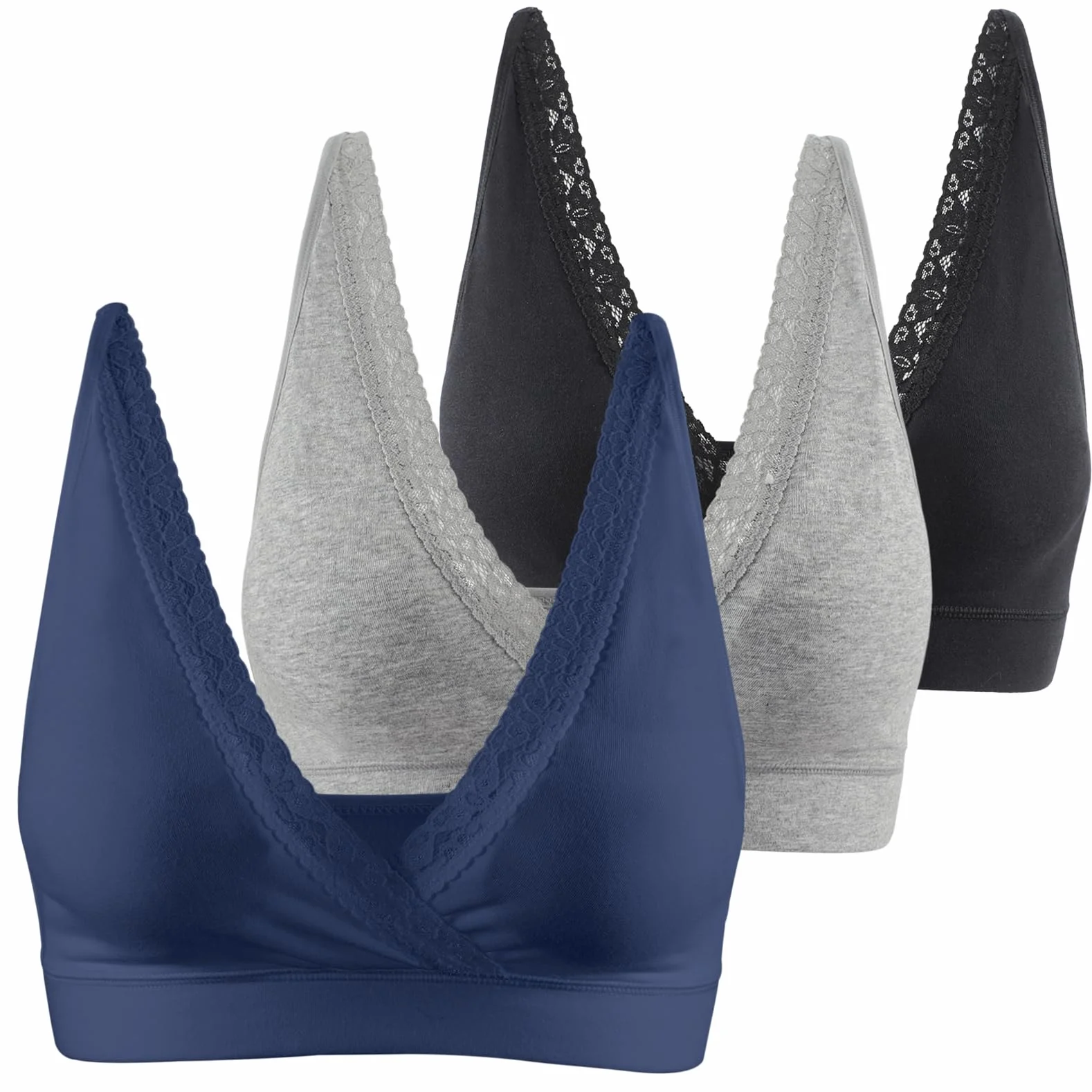 COLOMI Reggiseno Premaman Allattamento Reggiseno per L'Allattamento Reggiseno per Dormire maternità Cotone Reggiseno