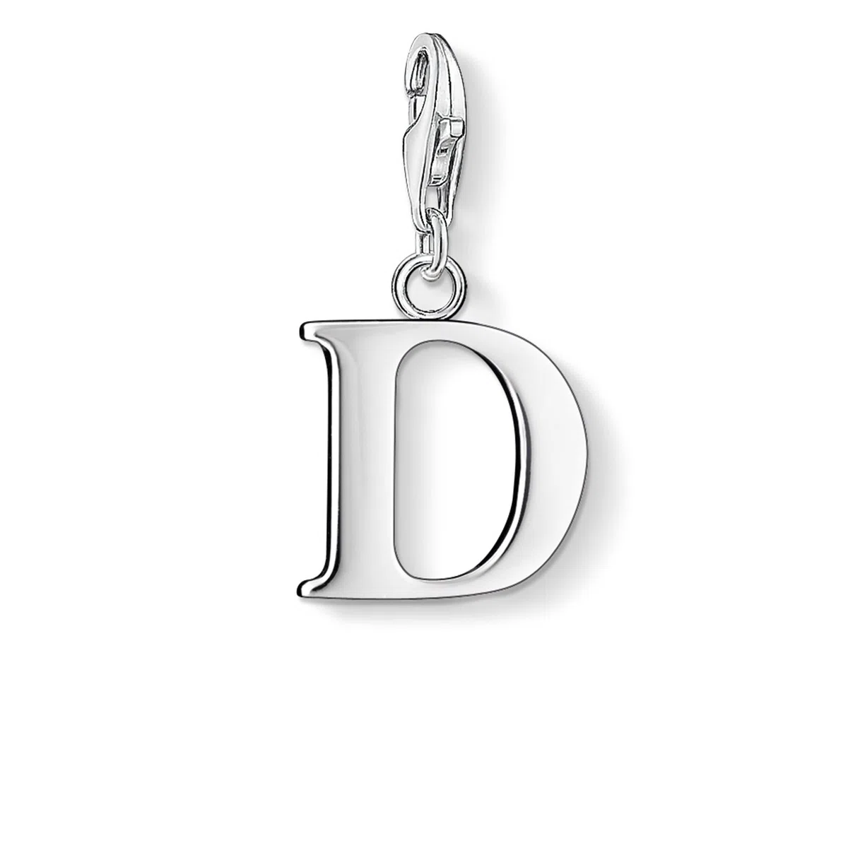 Thomas Sabo Pendente con Lettera Donna A-Z Ciondolo Club Silver 925 Argento Sterling