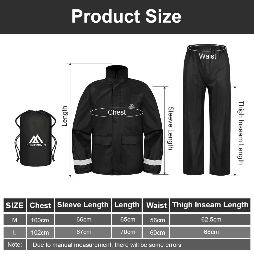 flintronic Giacca impermeabile Rain Jacket, Impermeabile Leggero Antivento con Cappuccio, per Bambini e Bambine, Impermeabile da Esterno per la Pioggia
