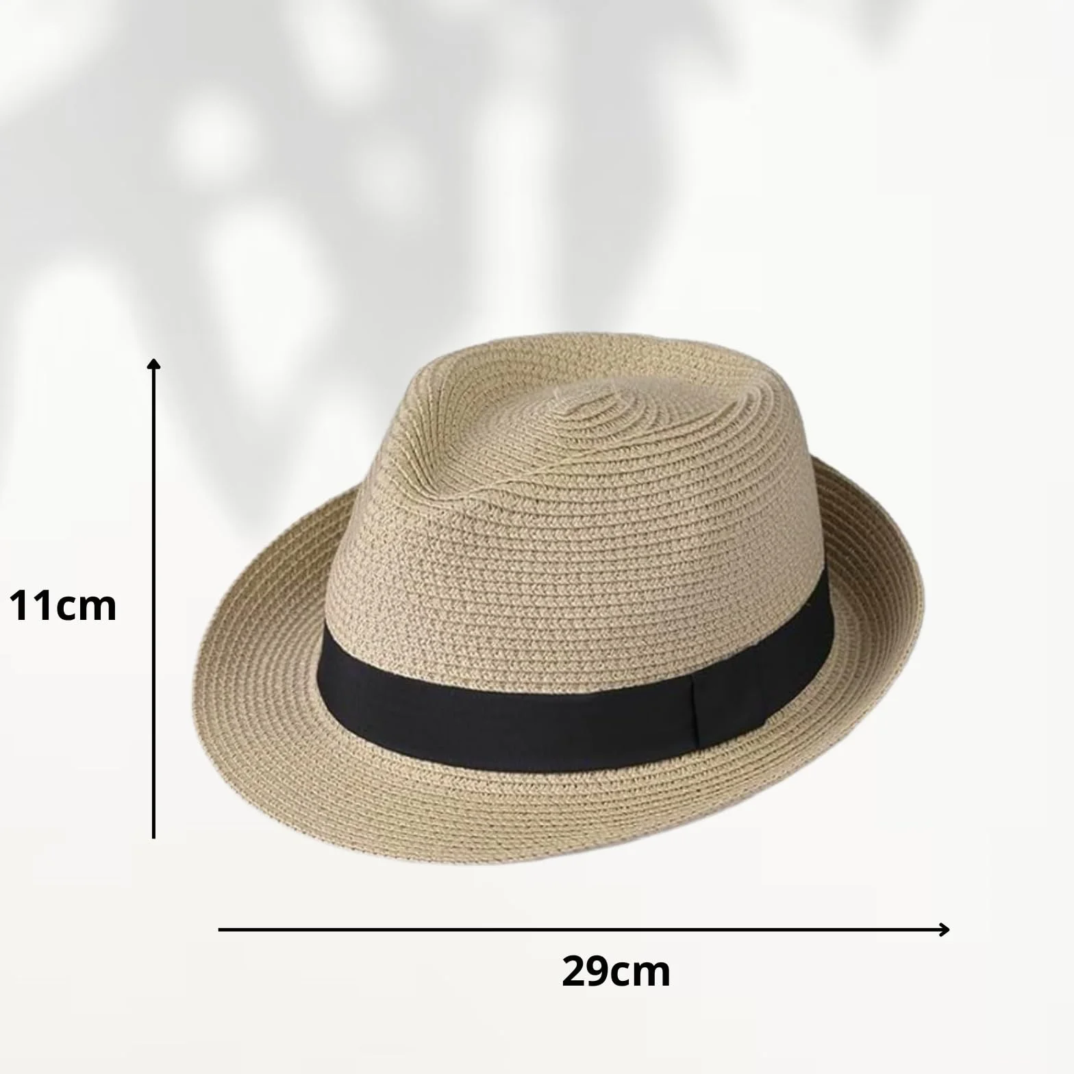 Carnavalife Cappello Panama Unisex Cappello Paglia Cappello Donne e Uomini Cappello Tesa Corta Cappello Estate Cappello Protezione Sole UPF 50+ Cappello Spiaggia Fedora
