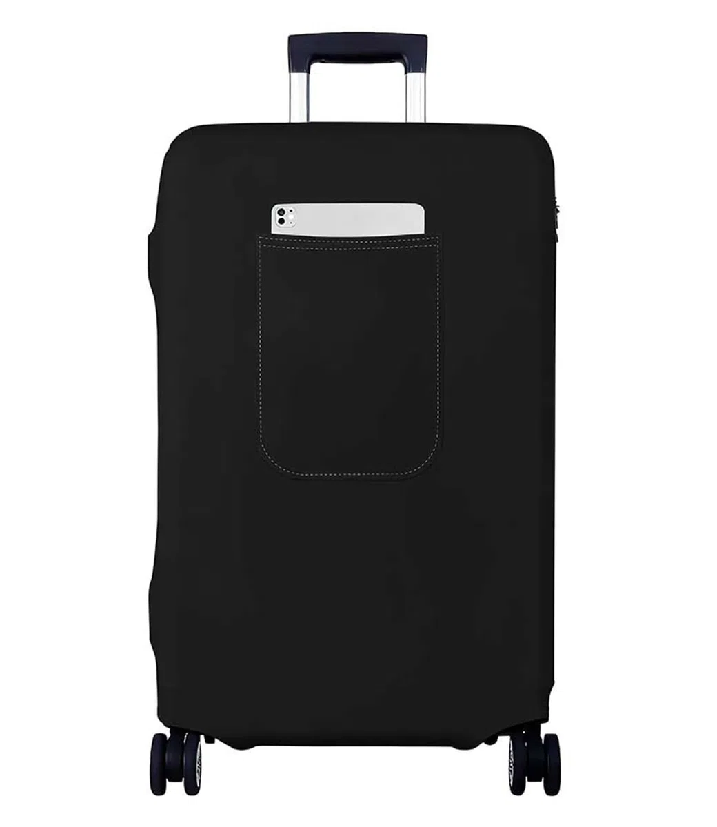 Morbuy Copri Valigia Grande per 29-32 Pollici, Elastica Nero Suitcase Cover con Ampia Tasca, XL Copri Trolley Protector con Cerniera, Antipolvere, Lavabile, Antigraffio