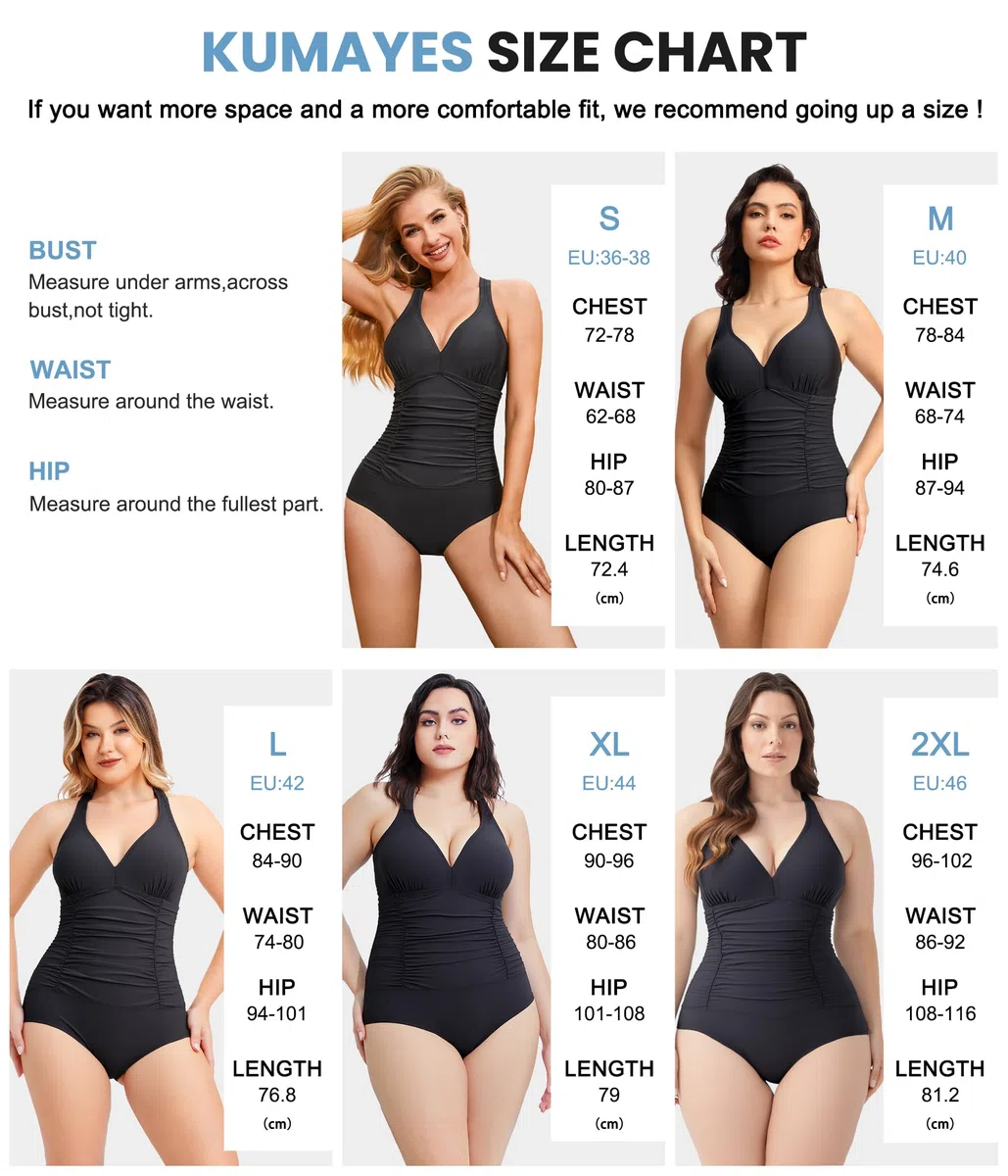 Donna Costume da Bagno Contenitivo Push Up a Vita Alta Costumi da Mare Elegante Scollo a V Bodysuit One Piece Monokini
