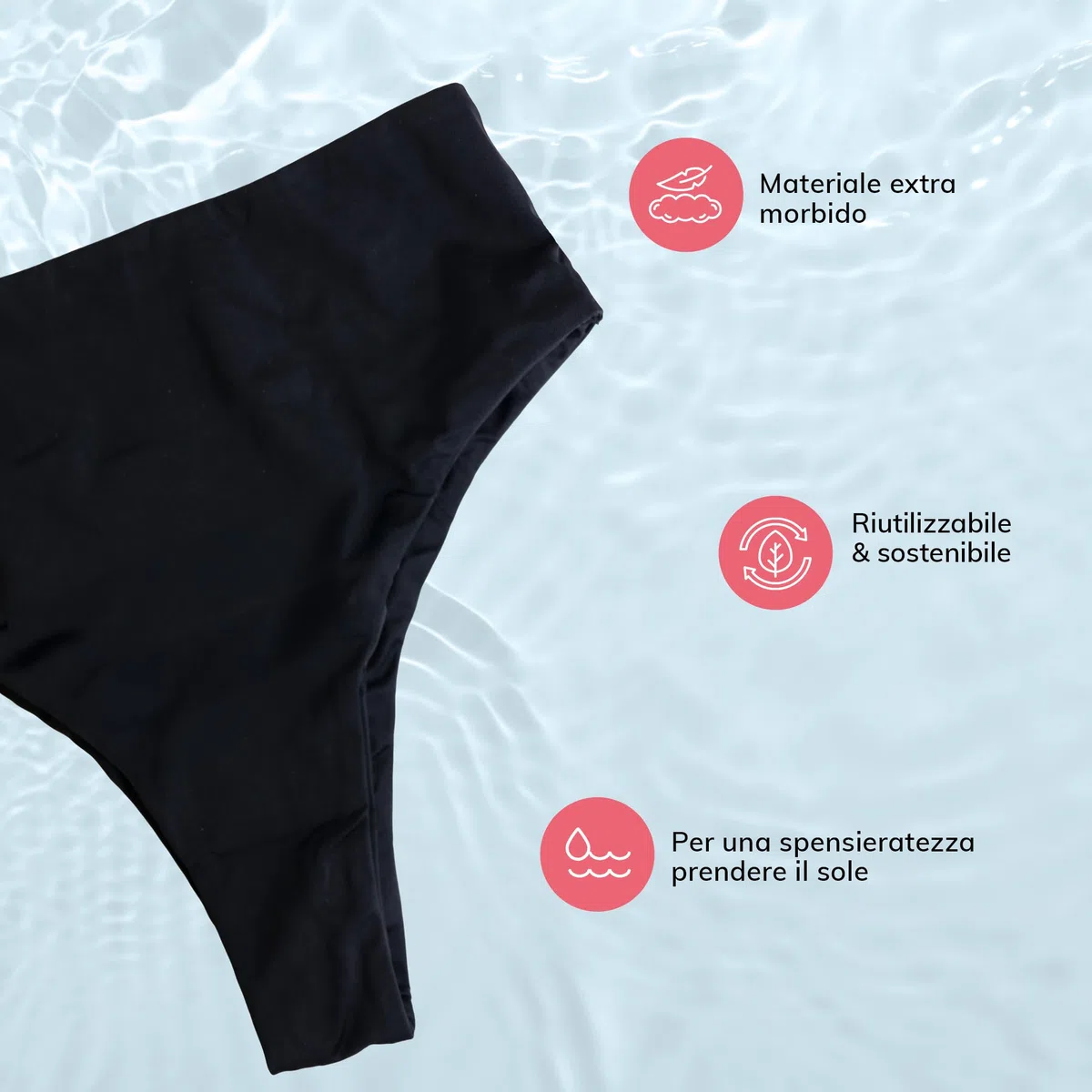 MYLILY Bikini Brasiliana Donna | Sgambatura Alta & Stile Bikini Brasiliana Trend & Stile Brasiliana | Piscina, Spiaggia & Vacanze Estive | Oeko-Tex, Extra Morbido, Premium
