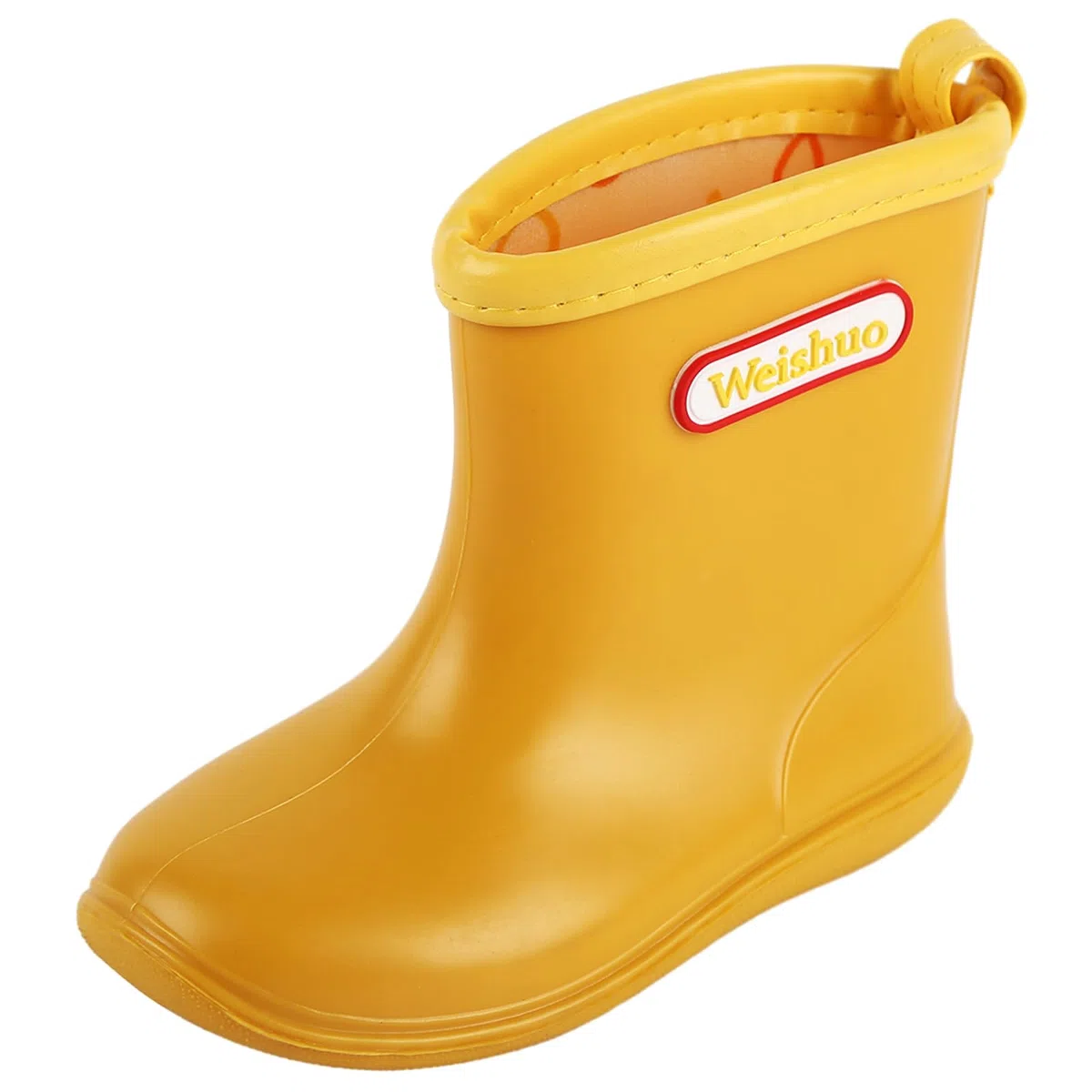 Stivali da Pioggia per Bambini Morbide Scarpe Antipioggia in PVC Resistente Impermeabile Antiscivolo Wellies Wellington per Bambini, Ragazzi e Ragazze