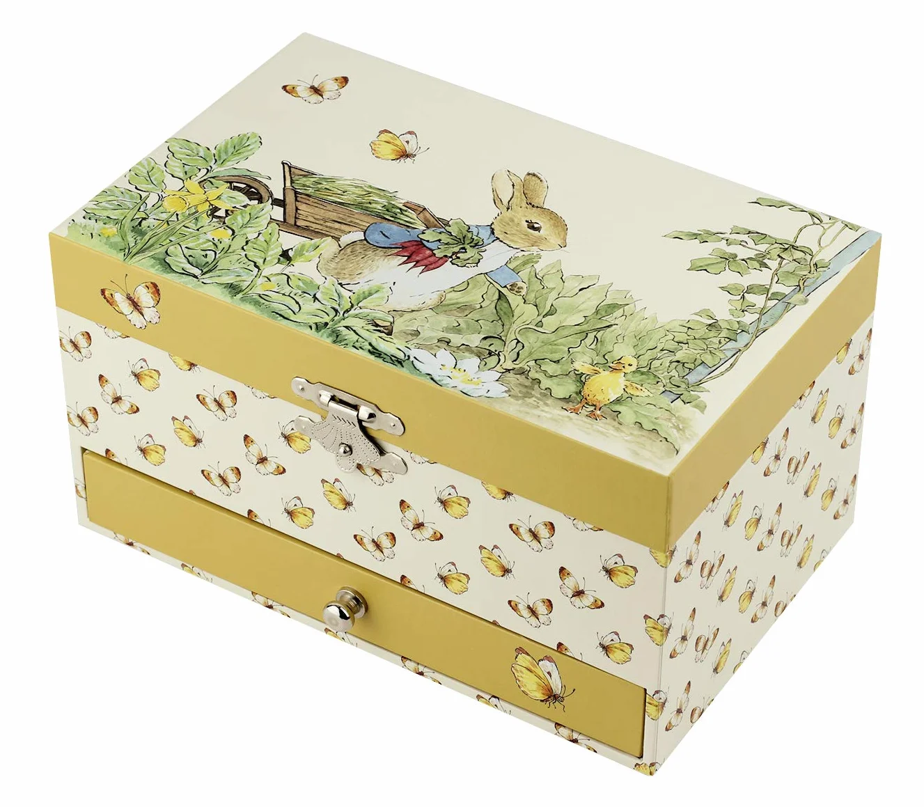 Trousselier Coniglio S60860 Cofanetto Musicale Fosforescente, 18 x 11.5 x 10 cm, Multicolore