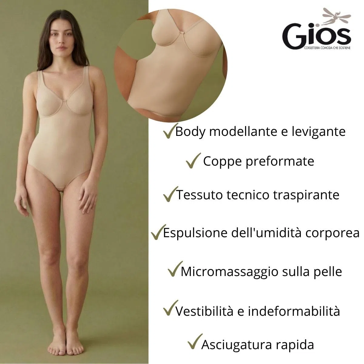 GIOS Donna Body DERMO Dry Art. 506