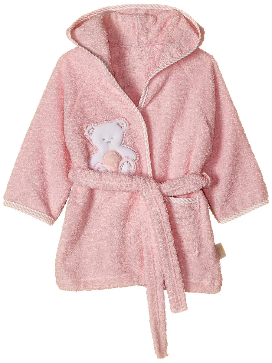 Italbaby Accappatoio Spugna per Neonati 0-6 Mesi Rosa - 550 g