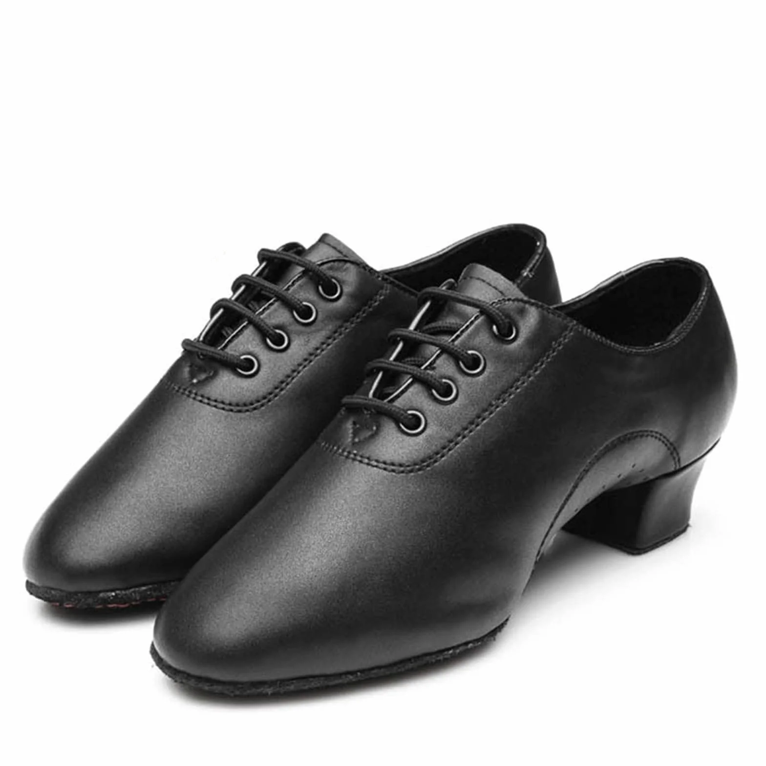Scarpe Ragazzi Scarpe da ballo moderne Sala da ballo Latino Scarpe da ballo in pelle tinta unita per allacciare Bambini Ragazzi Inverno