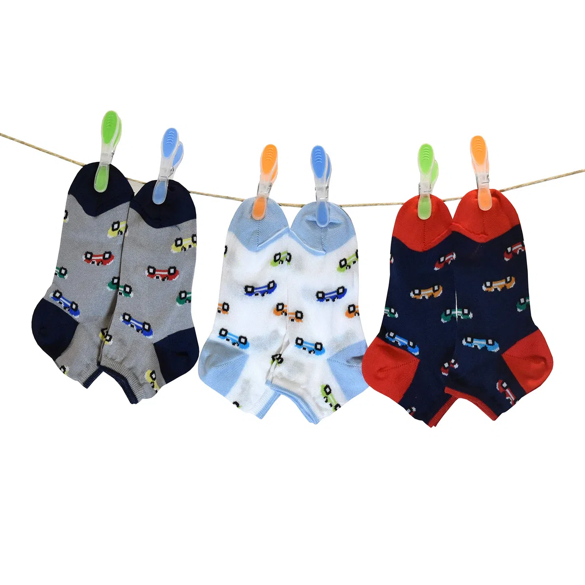 PETTI Artigiani Italiani - Calzini Bambino, 6 Paia di Calzini Corti Bambino, Calzini Bambino Corti Maschietto, Calzini Bambino Cotone Filo di Scozia, 100% Made in Italy
