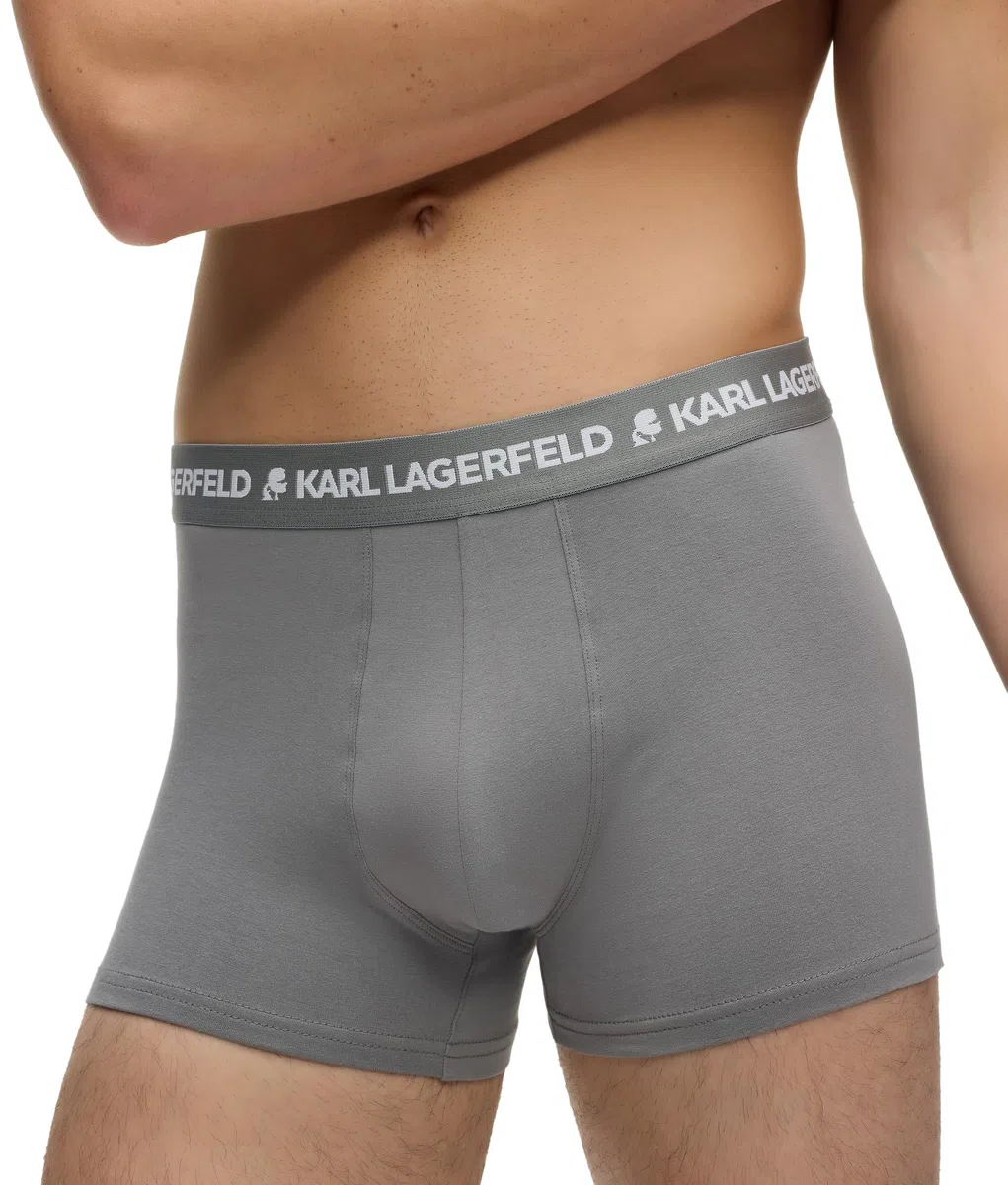 Karl Lagerfeld Karl Lagerfeld, Men's, Logo Trunk Multiband (3 Pack) Trunks Uomo