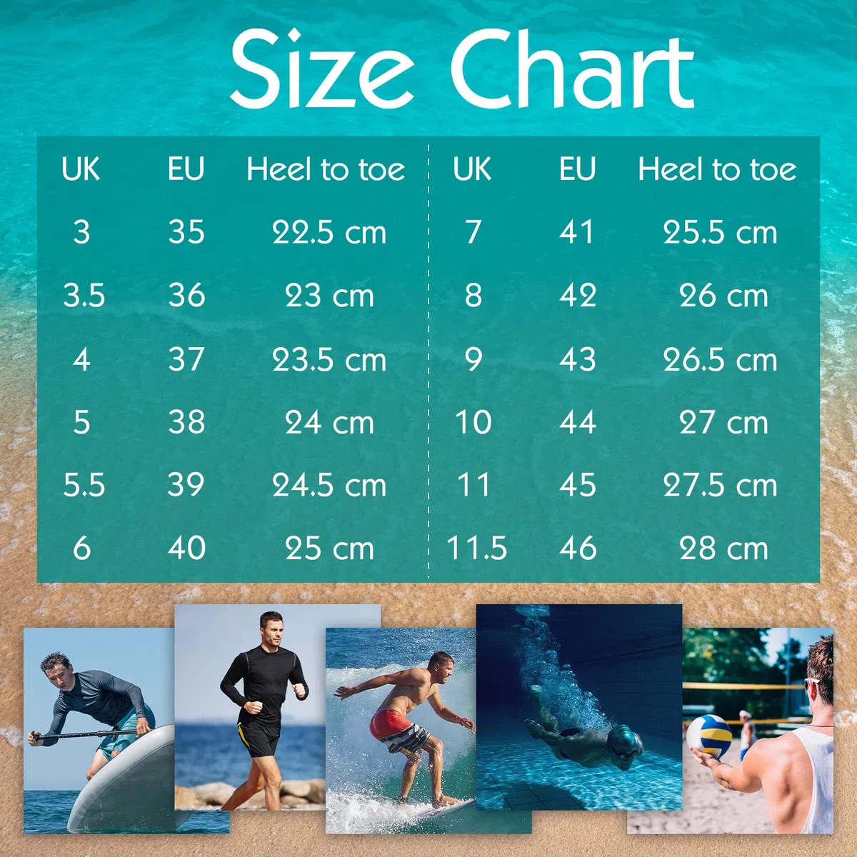 Baofular Scarpe da Scoglio Uomo Donna Scarpe Mare Traspiranti Scarpette da Scoglio Antiscivolo Scarpe da Acqua per Spiaggia Piscina Immersione Yoga Sport Acquatici Gr.35-46