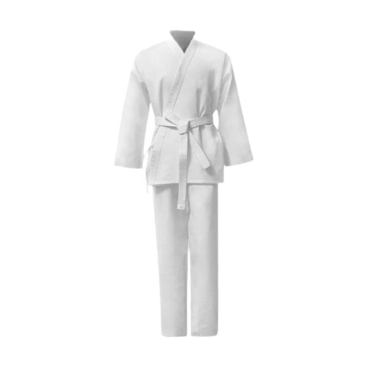 Set di gi da karate con maniche lunghe e cintura elastica