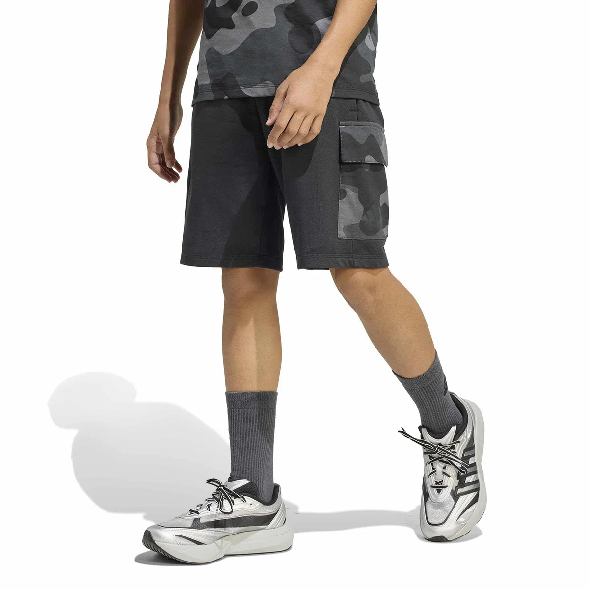 Adidas - Seasonals Camo Shorts, Pantaloncini Unisex - Bambini e Ragazzi