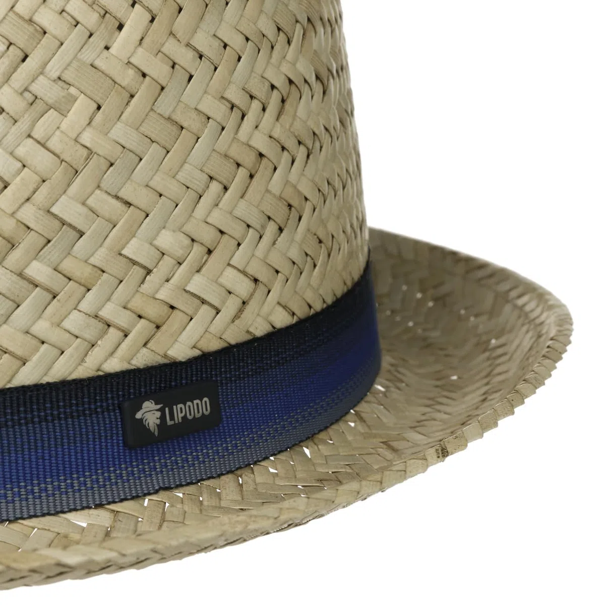 LIPODO Diamond Crown Cappello di Paglia Pork Pie Multicolore Unisex Made in Italy Primavera Estate