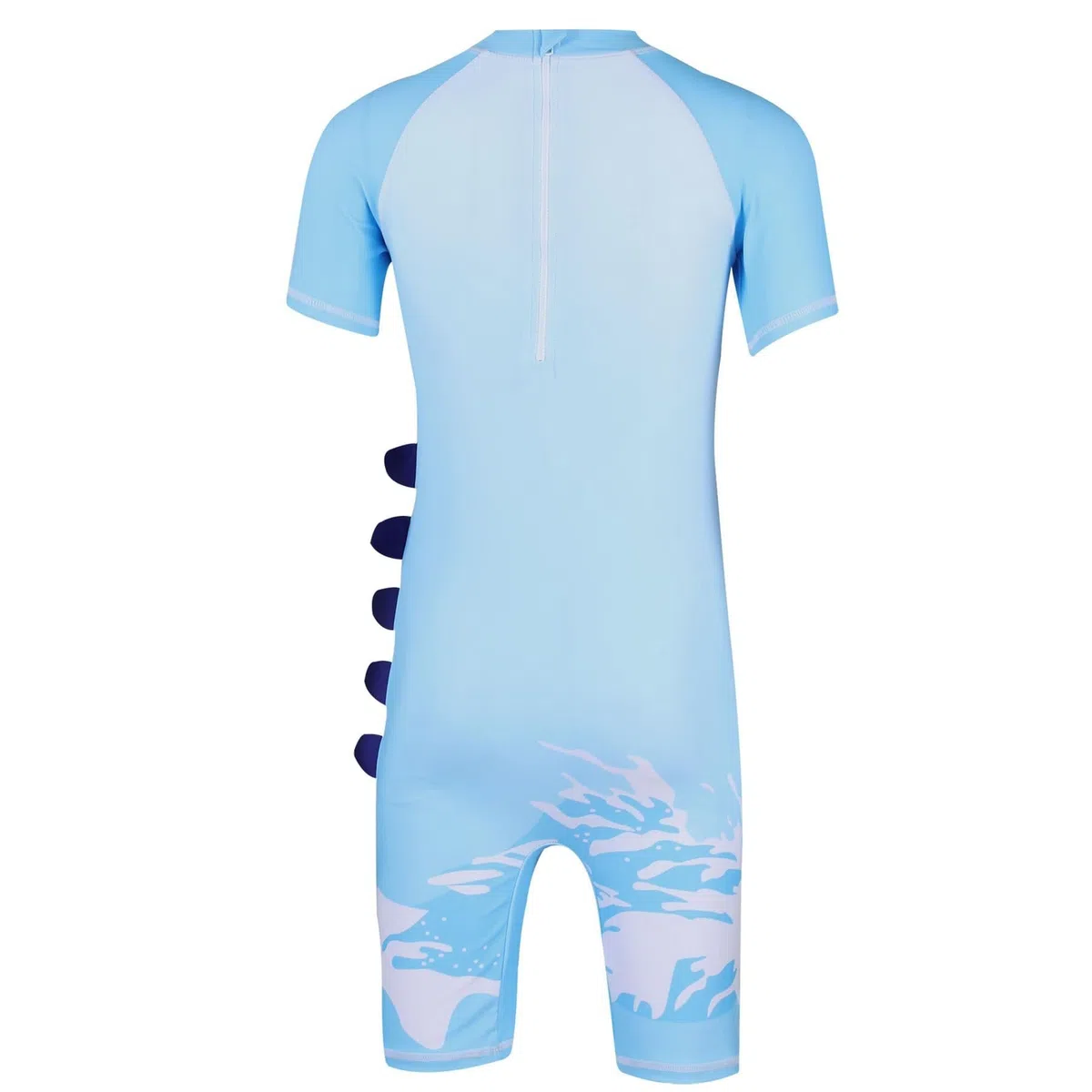 A2Z 4 Kids Costume da bagno intero per ragazzi e ragazze, a maniche corte, ad asciugatura rapida, motivo dinosauro, squalo, per bambini, piscina, spiaggia, giochi d'acqua, abbigliamento per le vacanze
