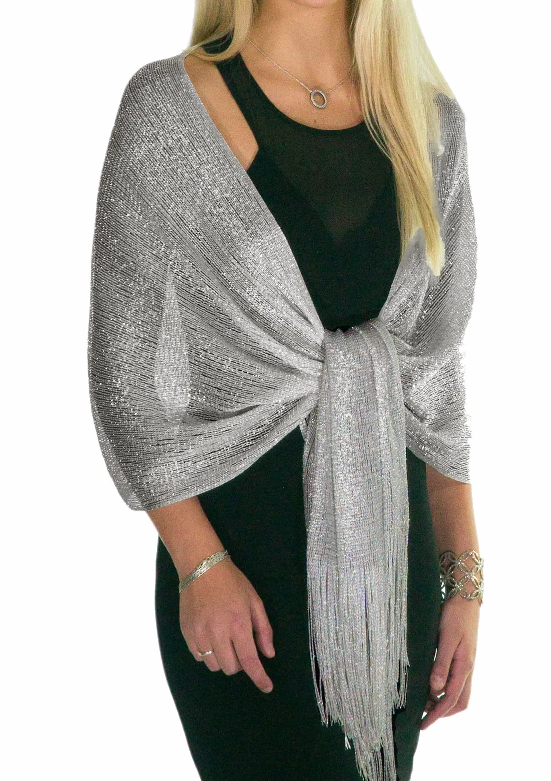 ShineGlitz Scialli e involucri per abiti da sera, scialli e impacchi da donna, scialli eleganti e impacchi per abiti da sera