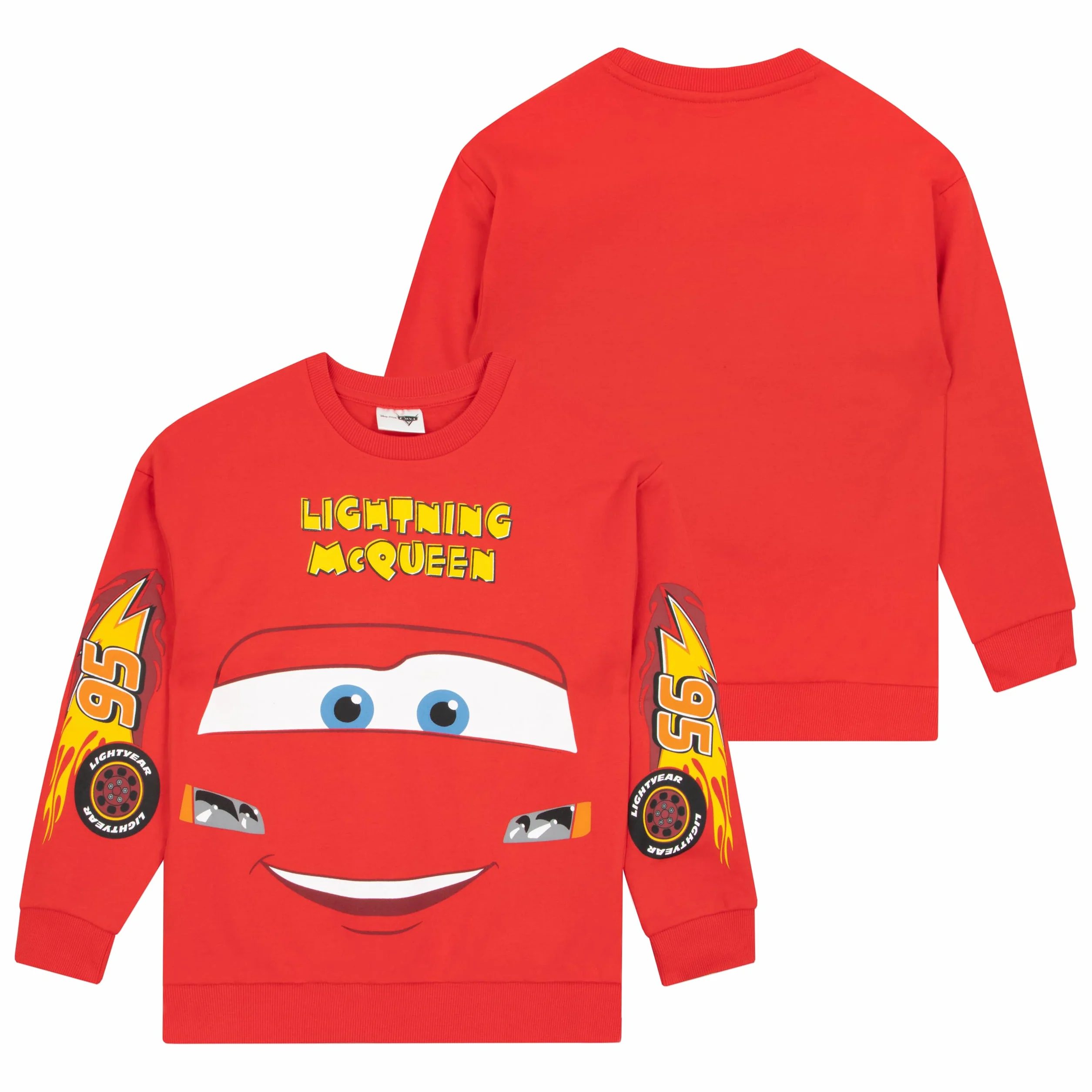 Disney Cars Felpa Bambino | Saetta McQueen Maglione Bambino | 18 Mesi E 8 Anni